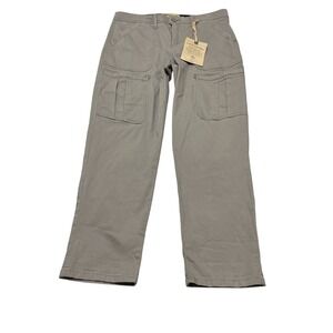 Democracy Pants Womens 10 Ab Technology Cargo Khaki‎ Utility Slim Leg Slimming